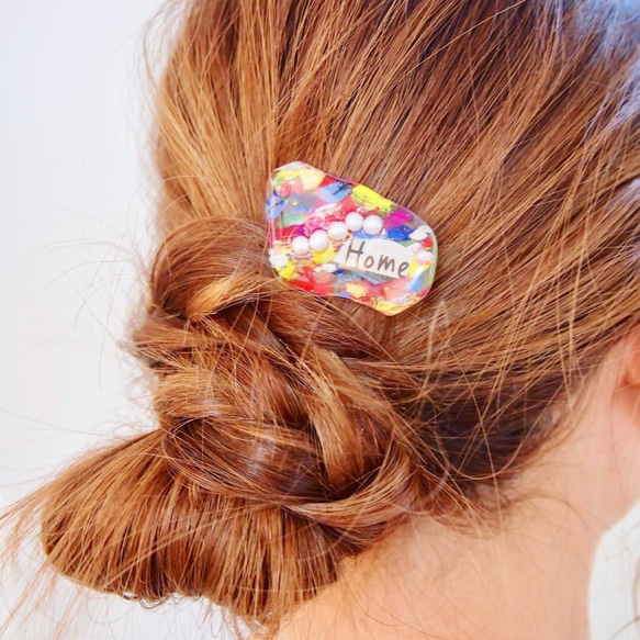 art hair clip 4枚目の画像