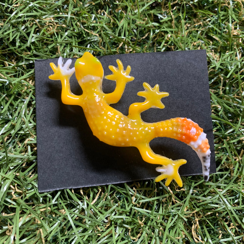 レオパブローチ 爬虫類 ブローチ reptiles kotori 通販 10055885