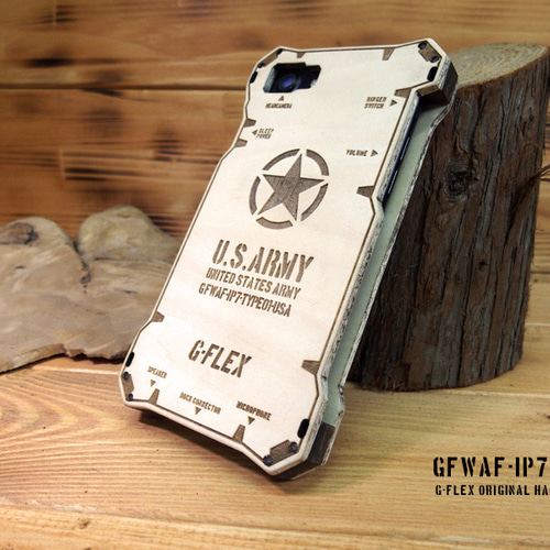 iPhone SE ウッドケース iPhone SE3/SE2/7 U.S ARMY ミリタリー 米軍