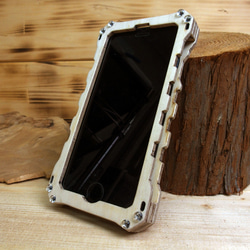 iPhone SE ウッドケース iPhone SE3/SE2/7/8 4.7インチ 木製 ミリタリー T2N 2枚目の画像