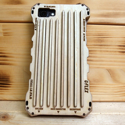 iPhone SE ウッドケース iPhone SE3/SE2/7/8 4.7インチ 木製 ミリタリー T2N 5枚目の画像