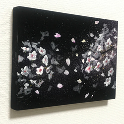 原画「夜桜」A5サイズ 2枚目の画像