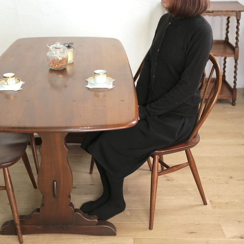 イギリスヴィンテージ家具 ERCOL シスルバック アーコールチェア4脚