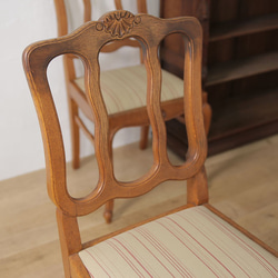 フランス アンティーク 家具 フレンチ ダイニングチェア（デスクチェア）椅子 本物のアンティークをご堪能下さい！1083 6枚目の画像