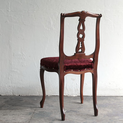 [フレンチティーチェア]フランスアンティーク家具かわいらしい猫足の椅子1001 4枚目の画像