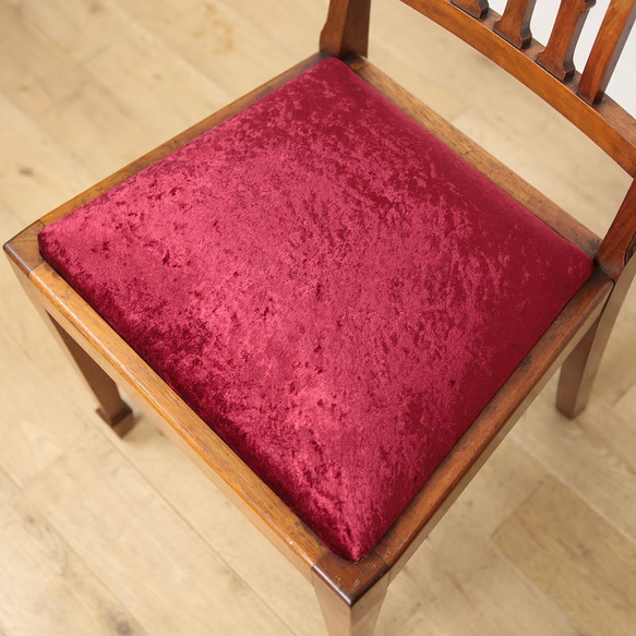 【最終値下！】イギリスアンティーク家具 マホガニーダイニングチェア ジョージアンスタイルの食卓椅子1077 8枚目の画像