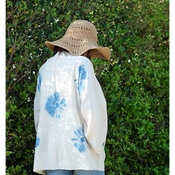 手作りの日本の短いぶら下げ - 日当たりの良い青いモデル 2枚目の画像