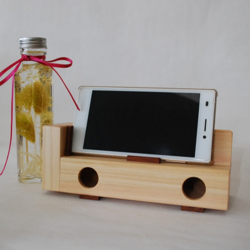 陶器スピーカー ハンドメイド スマホスタンド リフレクター 茶×黒 陶器スピーカー ハンドメイド スマホリフレクター 茶×黒 - メルカリ