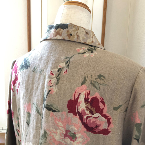 ⭐️pas de calais ⭐️リネンコート ベージュ スプリングコート ⭐️pas de calais ⭐️リネンコート ベージュ スプリングコート