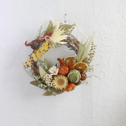 Harvest autumn wreath 1枚目の画像