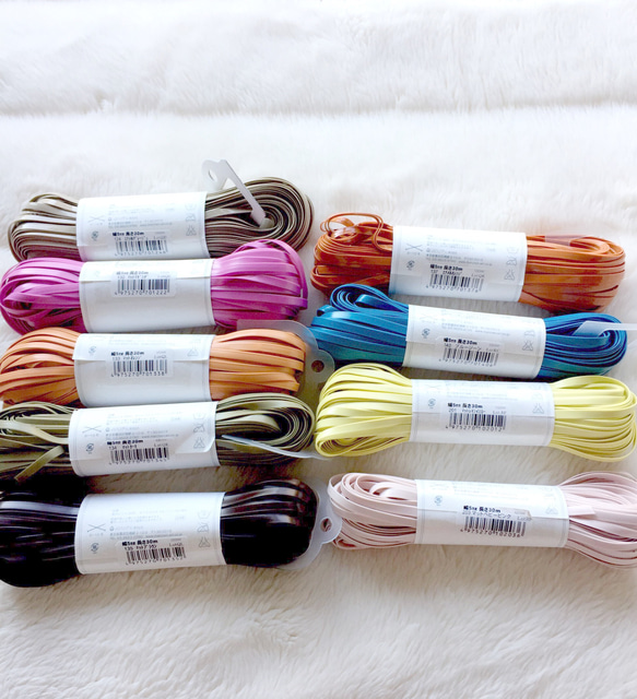 【再販】ラメルヘンテープのカゴバーキン ホワイト ラメルヘンテープ ベルト ブラック