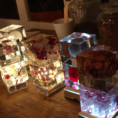 クリスタルアートリウム☆固めるハーバリウム☆ ハーバリウム・植物