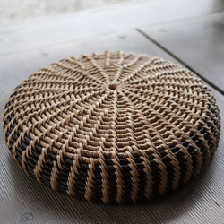 ◆1点限定◆ナチュラルインテリア＊かご・小物入れ　（2色使い） 4枚目の画像