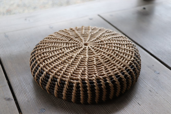 ◆1点限定◆ナチュラルインテリア＊かご・小物入れ　（2色使い） 4枚目の画像