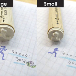 ランニング マラソンはんこ　手帳 スタンプ スケジュールスタンプ　ポイントカードやハビットトラッカー 2枚目の画像