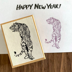 寅年　虎　トラのはんこ　年賀状 スタンプ　お正月ハンコ 3枚目の画像
