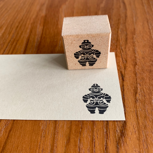 縄文はんこシリーズ ①どぐう 土偶スタンプ no.1 「遮光器土偶」(青森