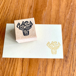 縄文はんこシリーズ ④縄文土器 歴史スタンプ 「深鉢形土器」(新潟県