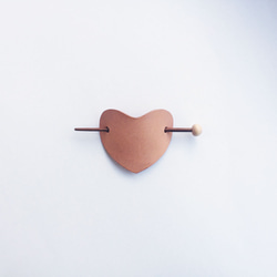 Kawakanzashi（發卡）心臟櫪木皮革Nume 第1張的照片