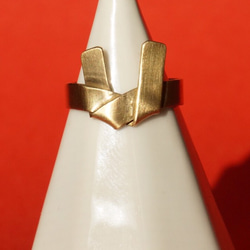 真鍮 “結” ring 1枚目の画像