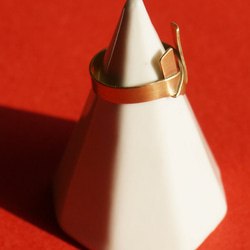 真鍮 “結” ring 2枚目の画像