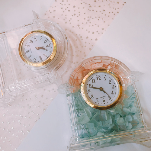 ハーバリウム 置き時計 自作キット キット 販売をお休み中 通販