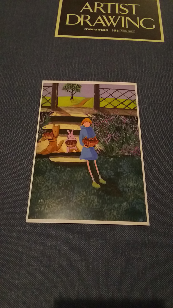 ポストカード「球根彫りあげ」4枚セット 3枚目の画像