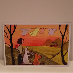 ポストカード「食欲の秋」4枚セット 2枚目の画像