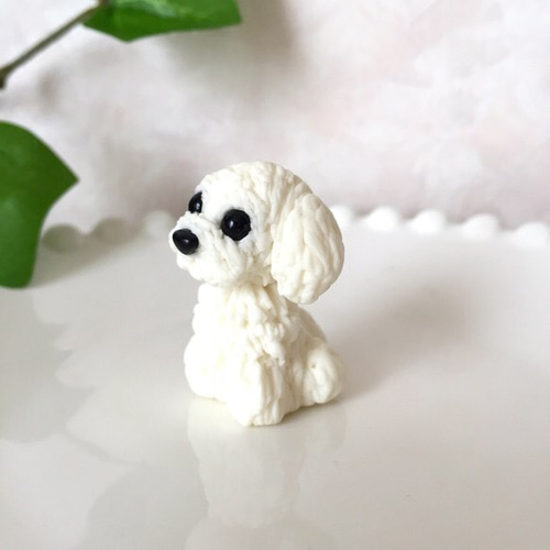 ☆マルチーズ わんちゃん 樹脂粘土☆ その他人形 priere.nene1