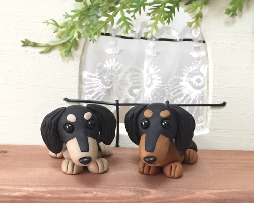 ハルちゃん様♥️ダックス 樹脂粘土 ハルちゃん様♥️ダックス 樹脂粘土 - メルカリ