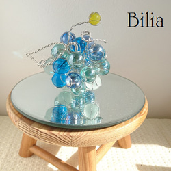 幸せな日常 シーグラスアート 小鳥 お花 その他アート nananiji