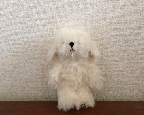 ◆n アルベロベロ カーディガン ぬいぐるみ 犬 毛 アニマル ボタン 前開き ◇n アルベロベロ カーディガン ぬいぐるみ 犬 毛 アニマル