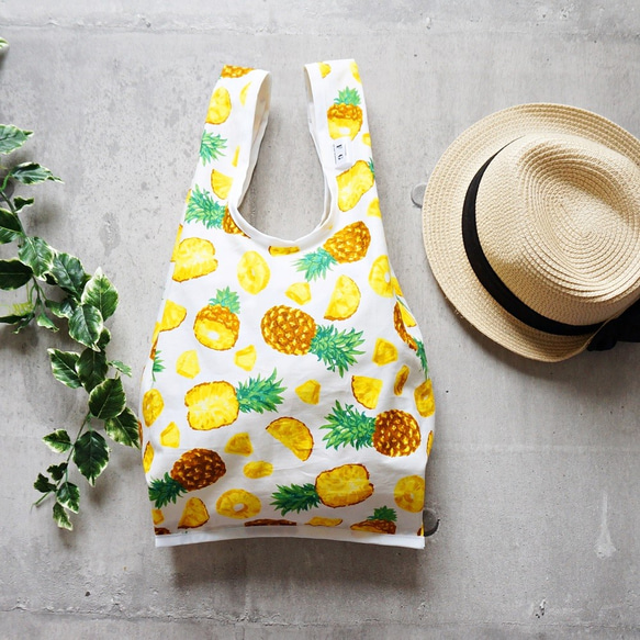 迎接夏天♪西瓜菠蘿購物袋型環保袋 第3張的照片