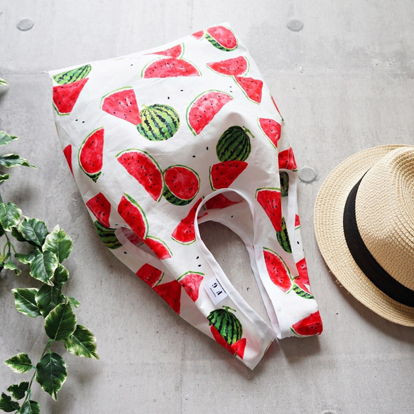 迎接夏天♪西瓜菠蘿購物袋型環保袋 第4張的照片