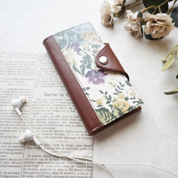 植物園◆iPhone8plus / iPhone7plus [紫玫瑰]筆記本型手機殼 第5張的照片