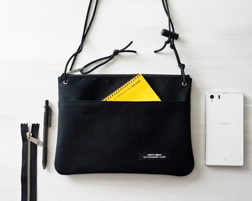 ハンドメイド アイアンクロス カーフ サコッシュ ポシェット ショルダーバッグ ハンドメイド アイアンクロス カーフ サコッシュ ポシェット