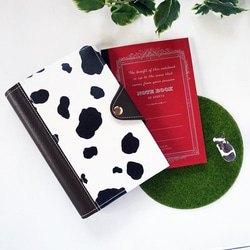 牛紋單調筆記本封面A6尺寸、A5尺寸、B6尺寸生態皮革 第1張的照片