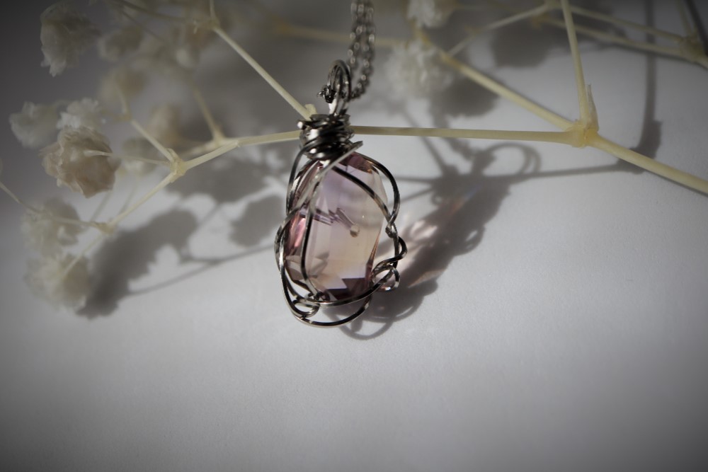 アメトリンタンブルのペンダント