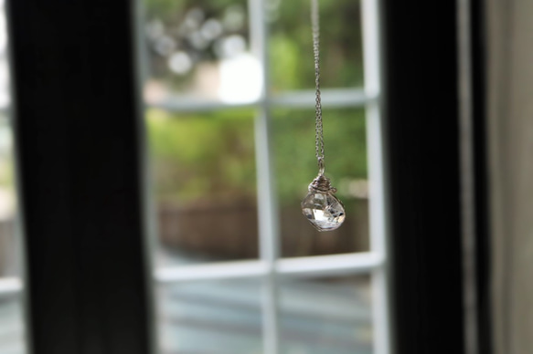 ハーキマーダイヤモンドのペンダンント 8枚目の画像