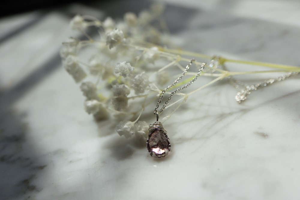 ゲーサイトインクォーツのペンダント