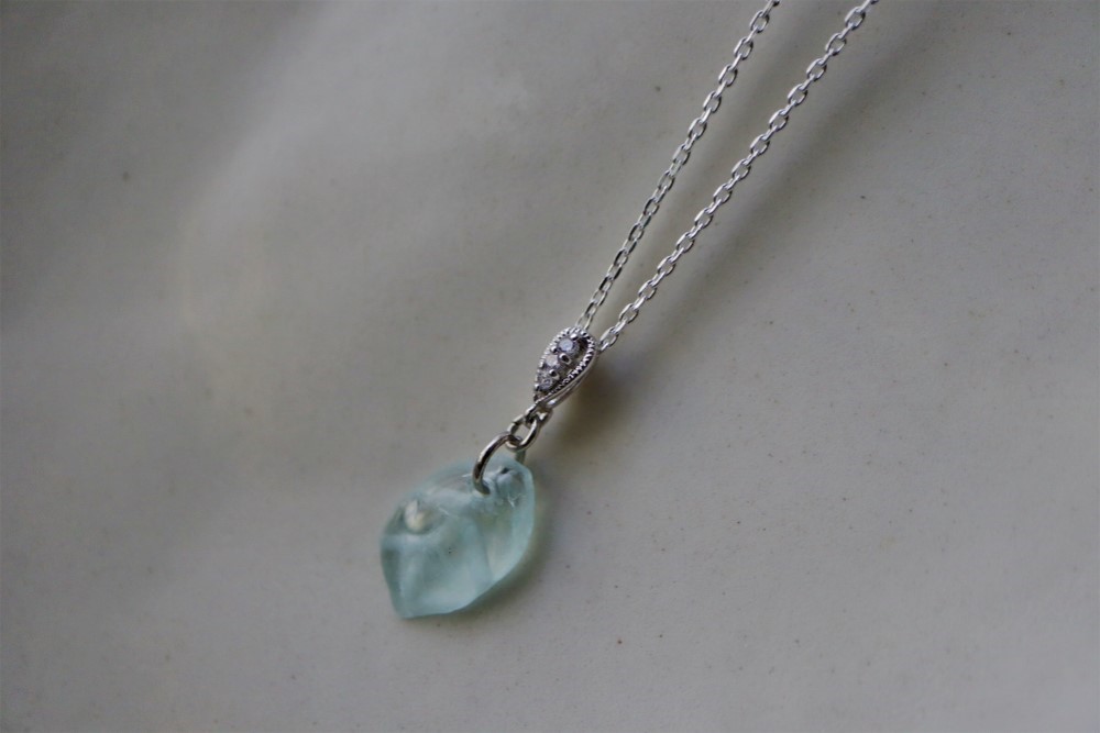 アクアマリンのペンダント