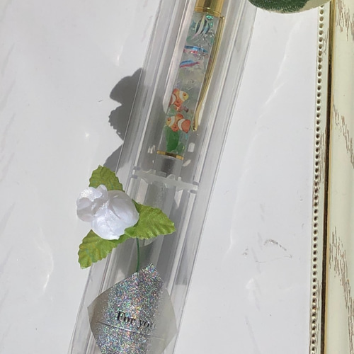 ハーバリウムボールペン ハムスター 小動物 ペン・筆記用具 shima 通販