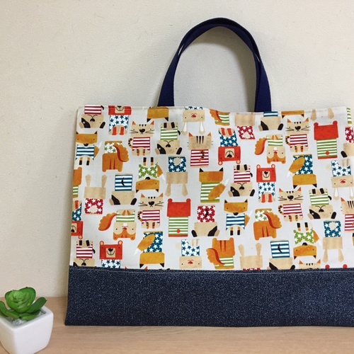 ☆ループ付き♪色サイズショルダー選べます♪ 動物 犬 うさぎ レッスン