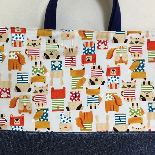 ☆ループ付き♪色サイズショルダー選べます♪ 動物 犬 うさぎ レッスン