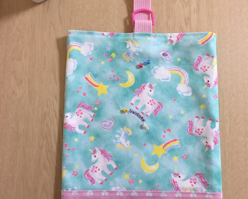 絵本袋　体操服入れ　上履き袋　☆ユニコーン ユニコーン レッスンバッグ 上履き入れ 体操服袋 給食袋