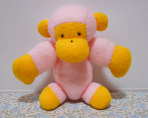 ハンドメイド フリースぬいぐるみ 1_7ac344e14de0c2323abb5ea76644