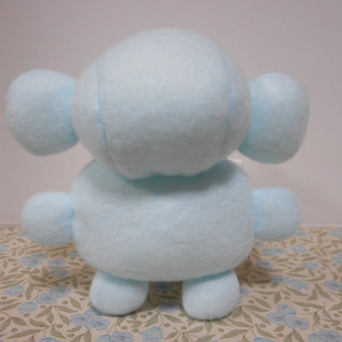 水色 星型ぬいぐるみ 手のひらサイズ 手のひらサイズの水色ぞうのぬいぐるみ ぬいぐるみ kabebe 通販