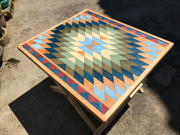 オルテガ折りたたみテーブルキャンプギア 3枚目の画像