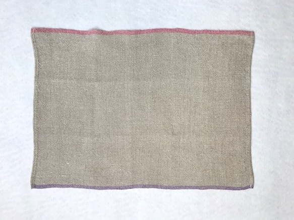 手織りリネンキッチンクロス 5枚目の画像
