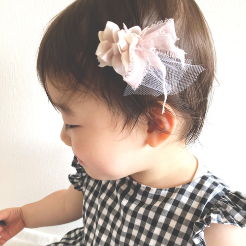 【ビオラ】ベビーヘアクリップ　キッズヘアクリップ　ヘアピン ビオラ②】ベビーヘアクリップキッズヘアクリップヘアピン